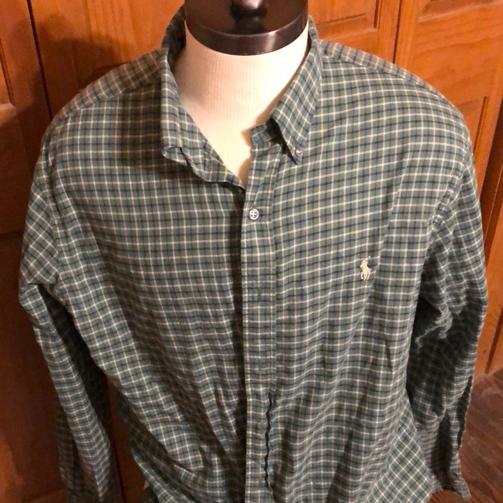 Men’s long sleeve polo